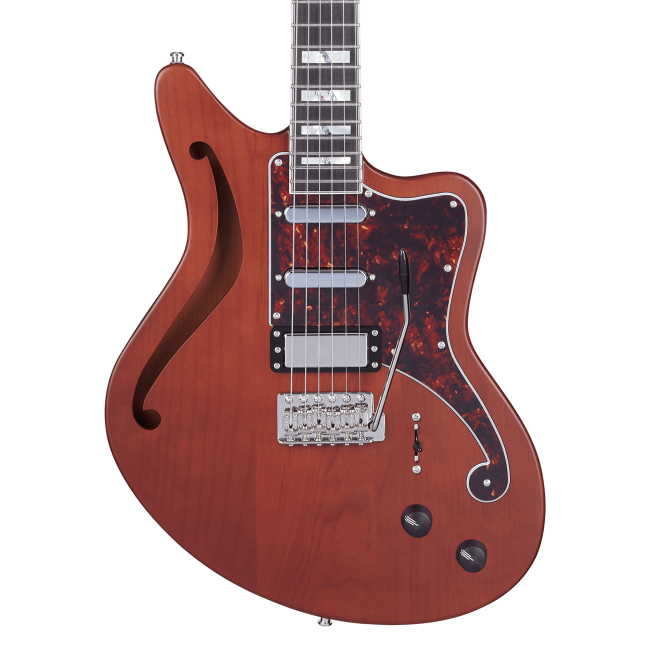 D'Angelico DADBEDSHMWLNTR Deluxe Bedford SH - Matte Walnut